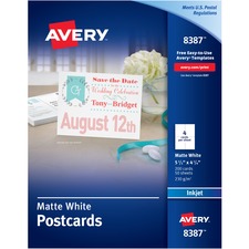 Avery AVE8387 Invitation Card