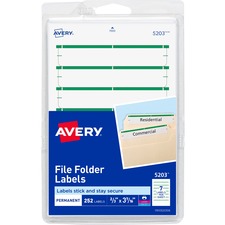 Avery AVE05203 File Folder Label