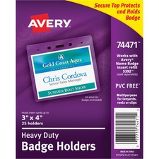 Avery AVE74471 Badge Holder