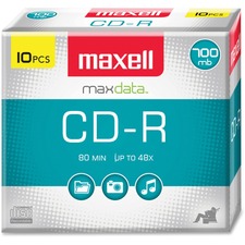 Maxell MAX648210 CD Recordable Media