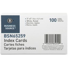 Business Source BSN65259 Index Card