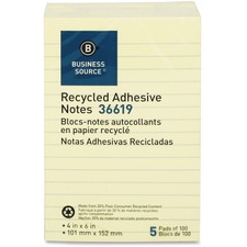 Business Source BSN36619 Adhesive Note