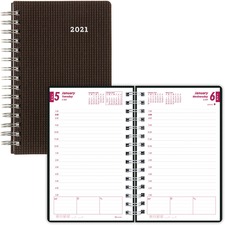 Brownline REDCB634VBLK Appointment Book