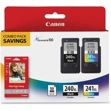 Canon 240XCL241XL Ink Cartridge/Paper Kit