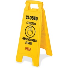 Rubbermaid Commercial RCP611278YWCT Safety Sign