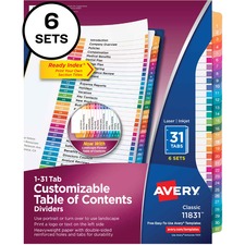 Avery AVE11831 Index Divider