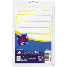 Avery AVE05209 File Folder Label