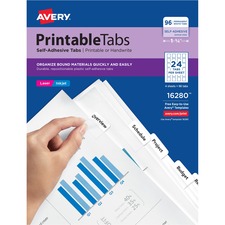 Avery AVE16280 Index Tab